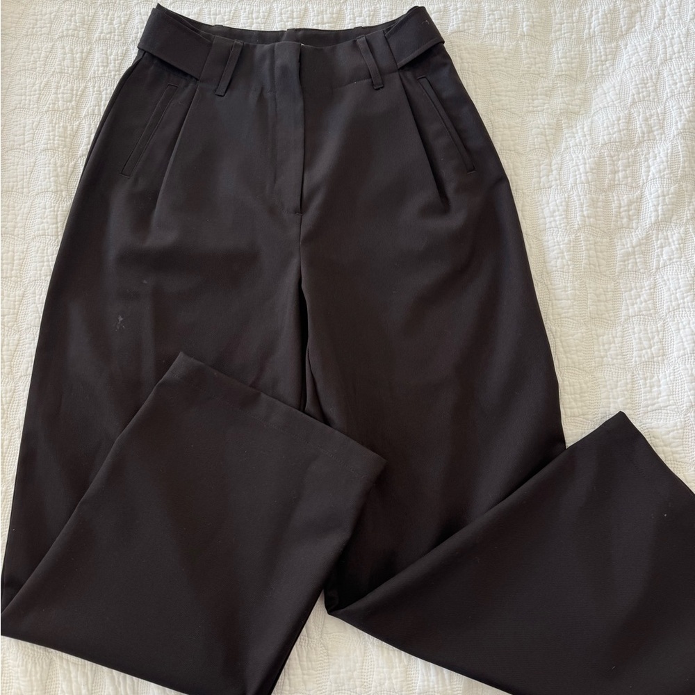 Almina Concept Adjustable Waist Trousers in Brown
